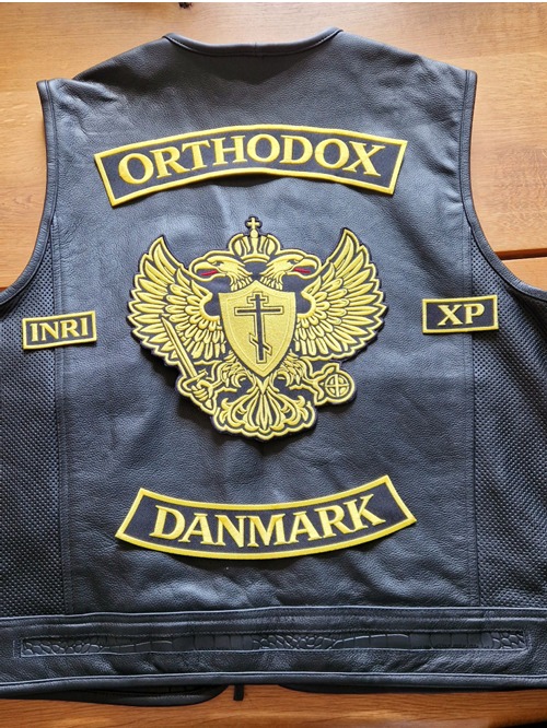 Large jacket back embroidery sample from MK Digitizing portfolio
